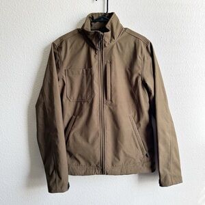 Pulse Brown Fleece Lined Full Zip Utility Jacket Men’s Size Small